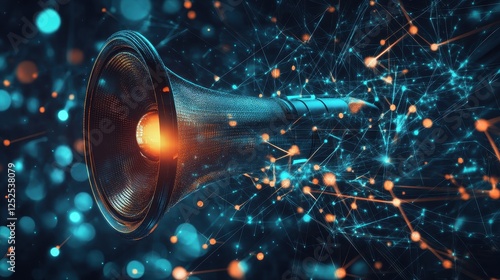 Digital Megaphone Broadcasting Network Connection