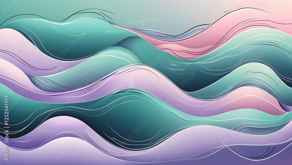 Fototapeta premium The Abstract Background You Must Use for a Calming Atmosphere