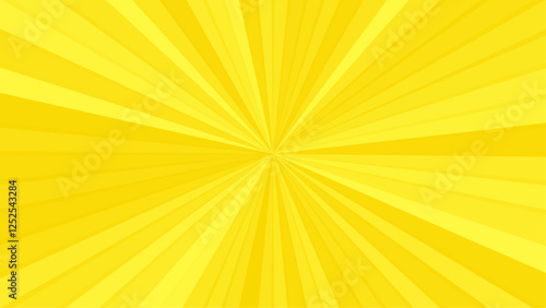 Blue sunburst pattern shape. Sunburst background. Radial rays. Summer social banner. Vector Illustration