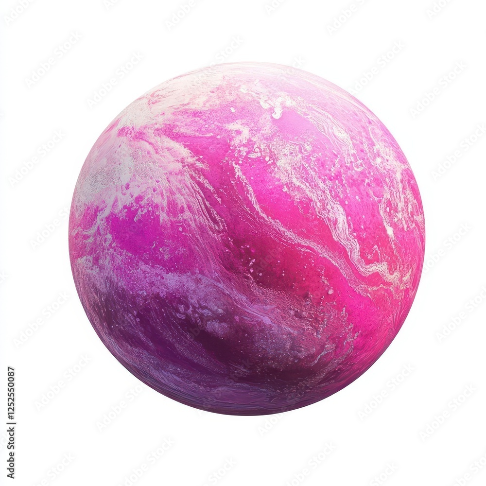 Pink Alien Planet Floating in Space with Minimalist Aesthetic for Sci-Fi Campaigns Pink Alien Planet Floating in Space with Minimalist Aesthetic for Sci-Fi Campaigns