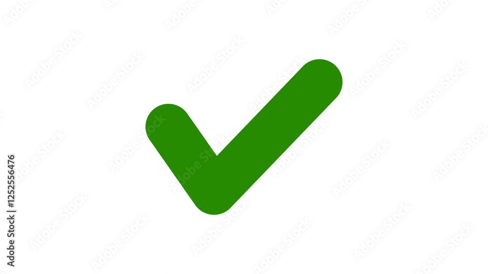 Tick Mark, Check Mark Voting Sign Yes, Choice Symbol 4k Resolution Motion graphics Video Footage with Alpha Channel Tick Mark, Check Mark Voting Sign Yes, Choice Symbol 4k Resolution Motion graphics Video Footage with Alpha Channel