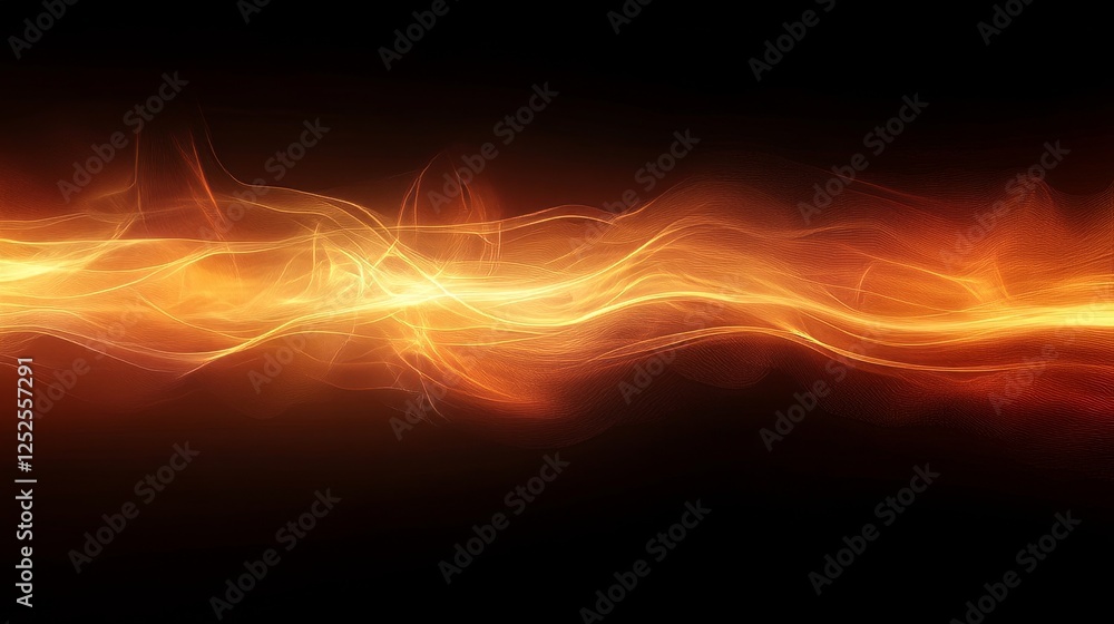Abstract Fire Background, Generative AI Abstract Fire Background, Generative AI