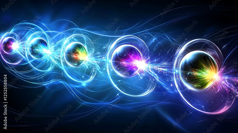 Obraz premium Quantum Energy Flow