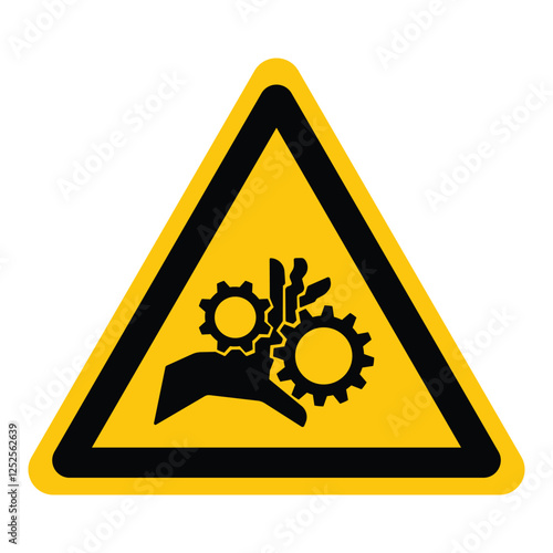 Beware moving machinery