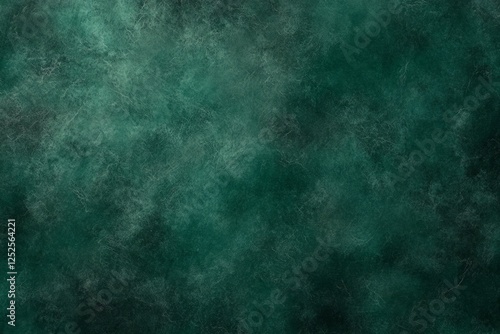 Deep Teal Textured Background: Abstract Green Canvas