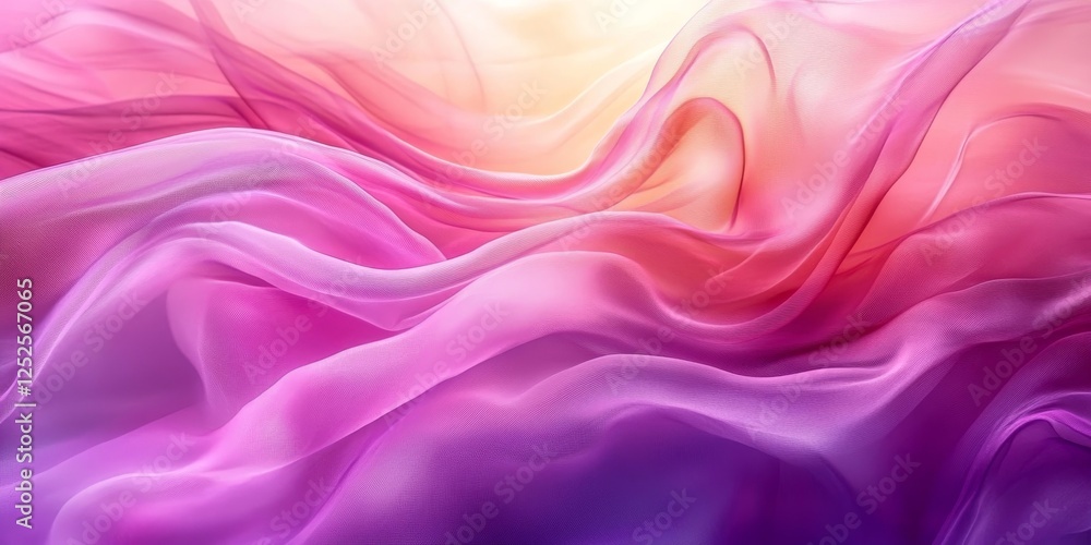 Pink Purple Silk Background, Generative AI Pink Purple Silk Background, Generative AI