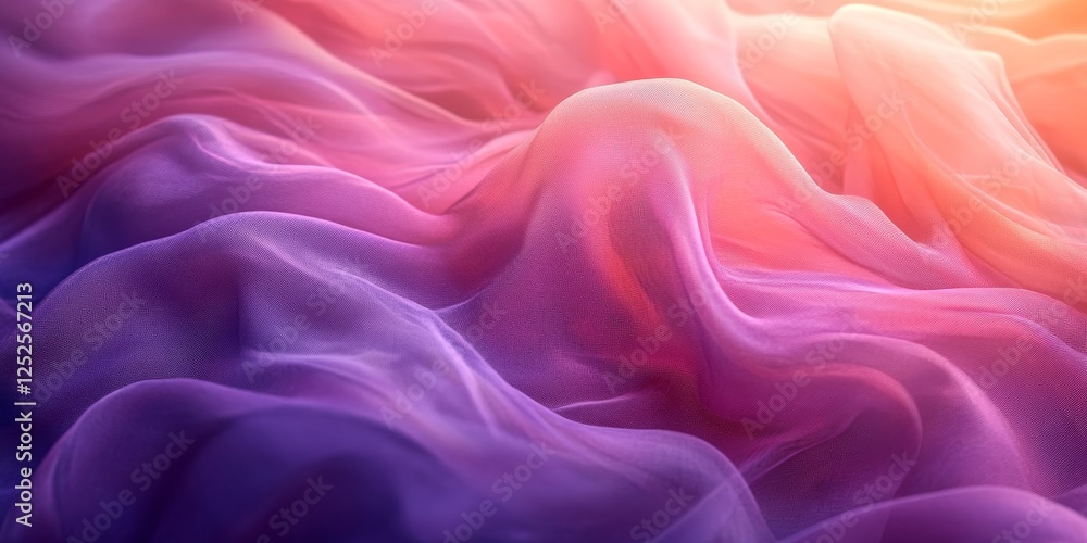 Pink Purple Silk Background, Generative AI Pink Purple Silk Background, Generative AI