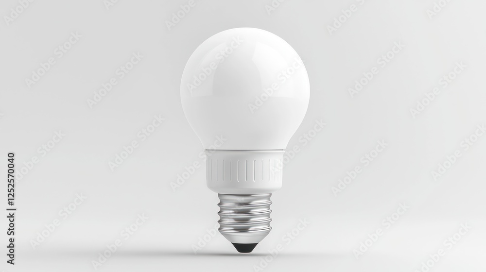 Energy-efficient bulb fixture with a clean, minimalist design. Energy-efficient bulb fixture with a clean, minimalist design.