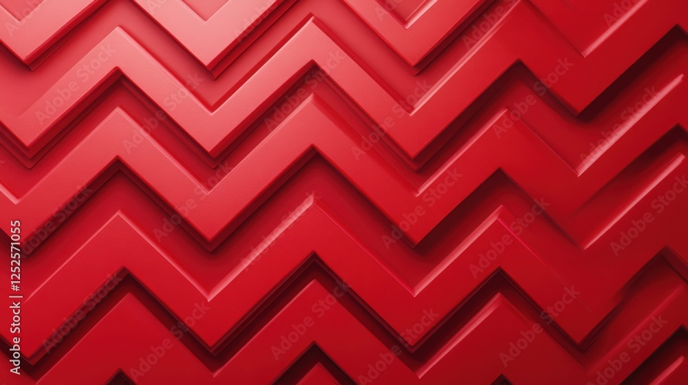 Bold zigzag patterns creating a dynamic effect on a solid red background, with subtle gradient highlights. Bold zigzag patterns creating a dynamic effect on a solid red background, with subtle gradient highlights.