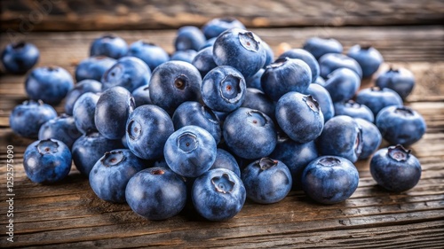 Wallpaper Mural Gathering blueberries on rustic wooden surface nature scene food photography rustic environment close-up view fresh berries Torontodigital.ca