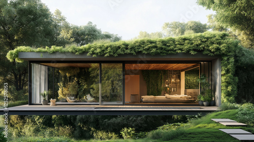 Flourishing foliage representing ecological responsibility and sustainable growth, symbolizing harmony with nature.