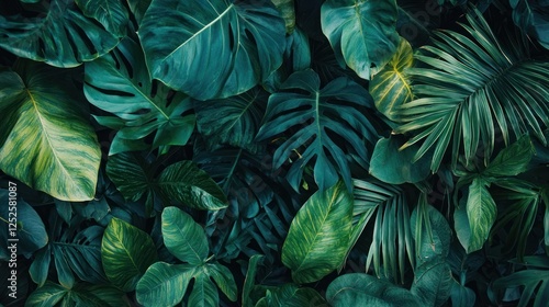 Wallpaper Mural Dense rainforest foliage creating a vibrant jungle feel. Torontodigital.ca