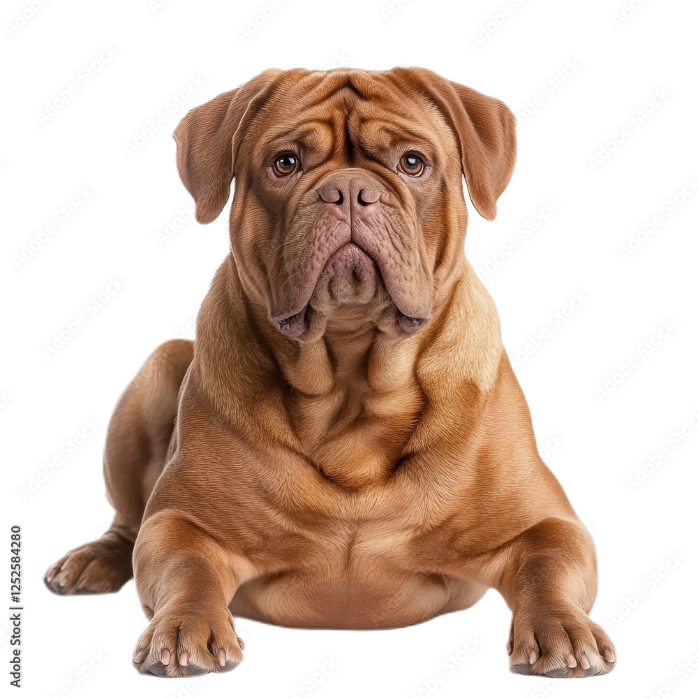 Majestic Dogue de Bordeaux Lying Down Majestic Dogue de Bordeaux Lying Down