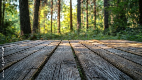 Rustic wooden floor planks as a background.