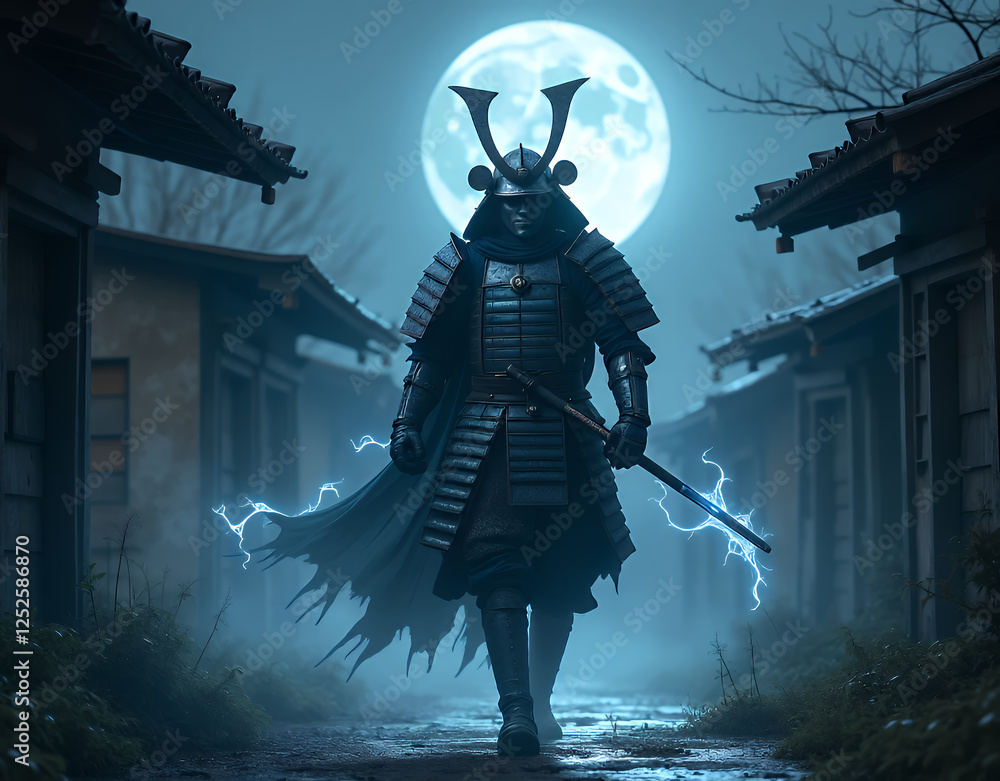 Naklejka premium The Path of the Samurai