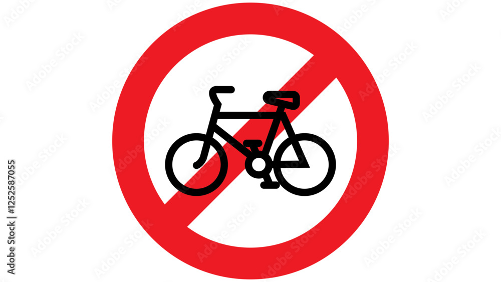 no bicycle sign