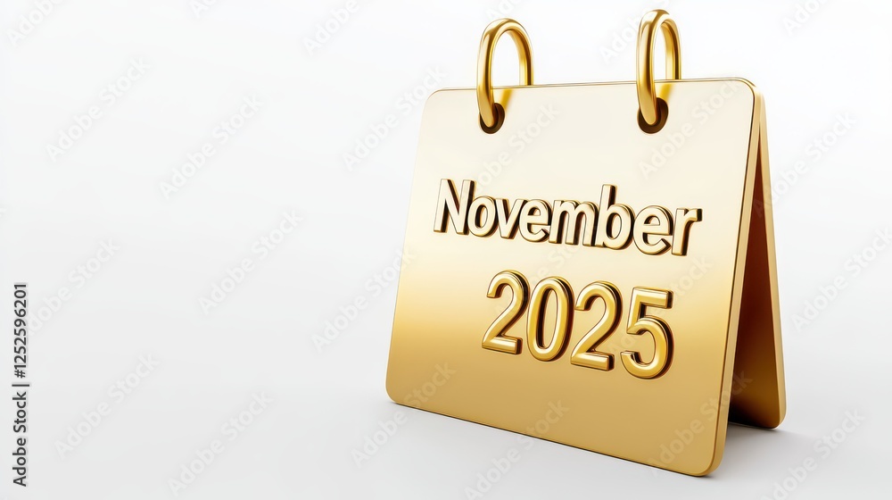 a sleek metallic Calendar a sleek metallic Calendar