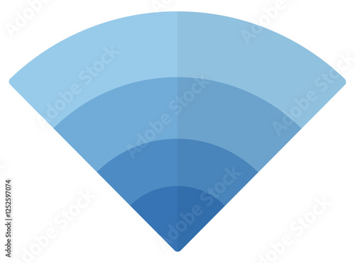 WIFI signal isolated icon isolated on white background.
