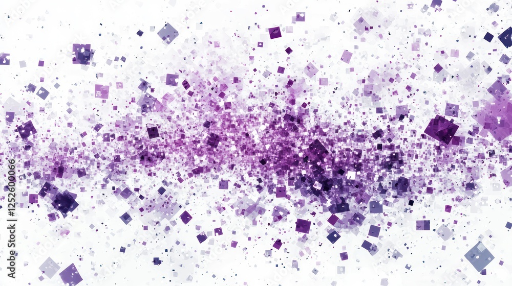 Abstract purple geometric shapes creating a vibrant digital backdrop Abstract purple geometric shapes creating a vibrant digital backdrop