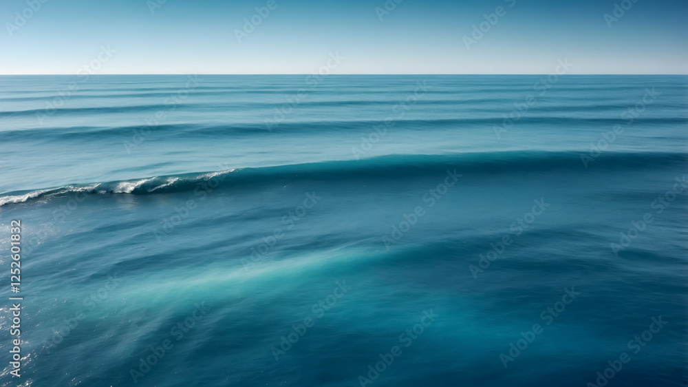 Fototapeta premium Infinite Blue Sea Horizon