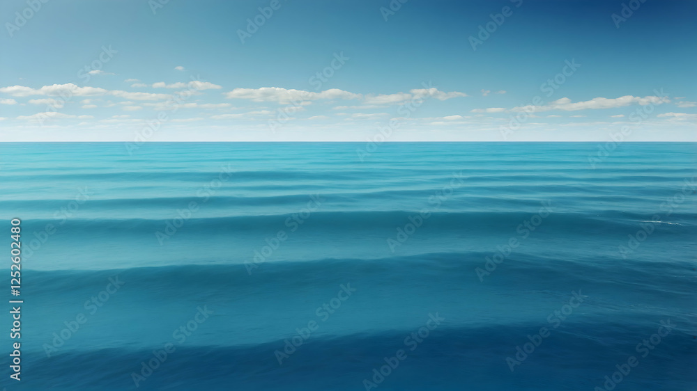 Obraz premium Infinite Blue Sea Horizon