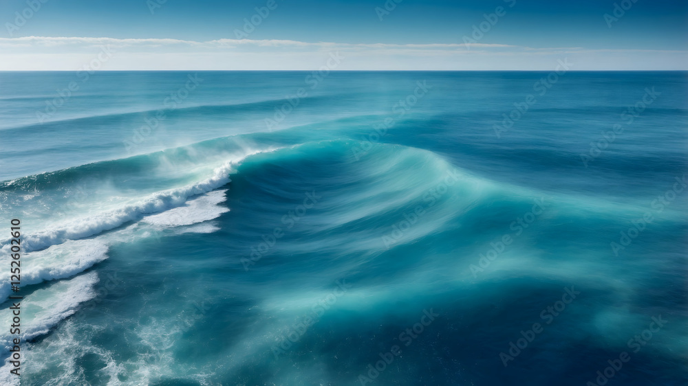 Obraz premium Infinite Blue Sea Horizon