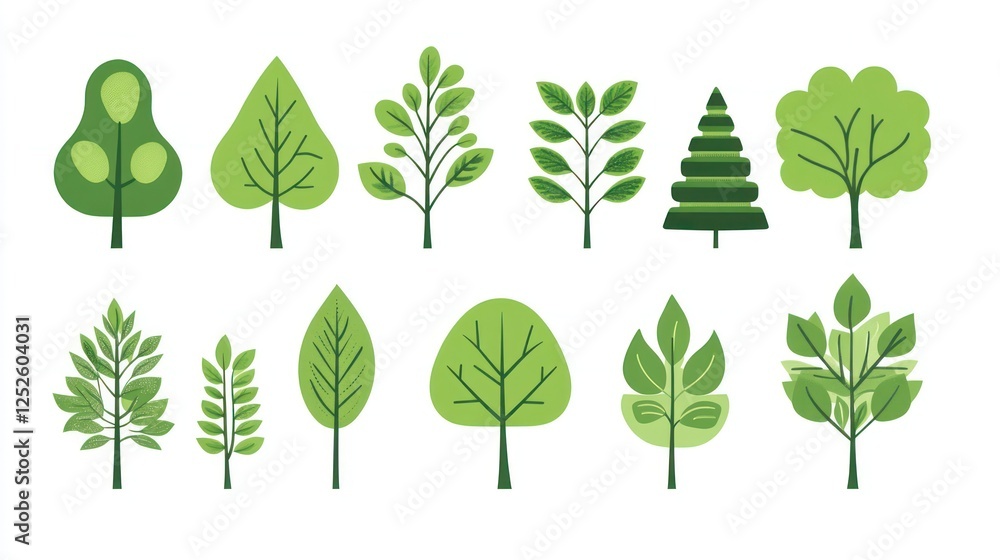 Green tree icons, nature, environment, design, illustration, background, website, graphic Green tree icons, nature, environment, design, illustration, background, website, graphic