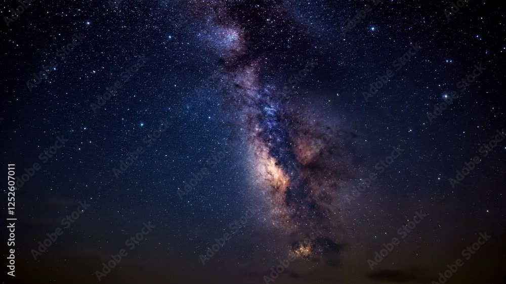 Timelapse of a Starry Night – Milky Way and Moving Clouds Timelapse of a Starry Night – Milky Way and Moving Clouds