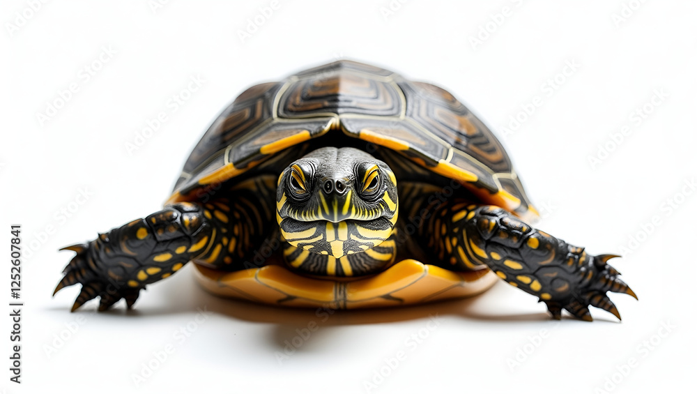 Obraz premium The Amazing Journey of the Wise and Steady Turtle Through Time and Nature