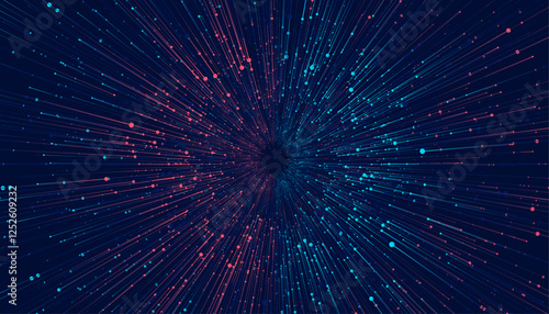 Technology background. Big data visualization concept.
