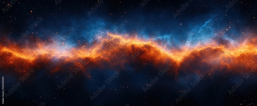 Vibrant Colorful Nebula In Deep Space Vibrant Colorful Nebula In Deep Space