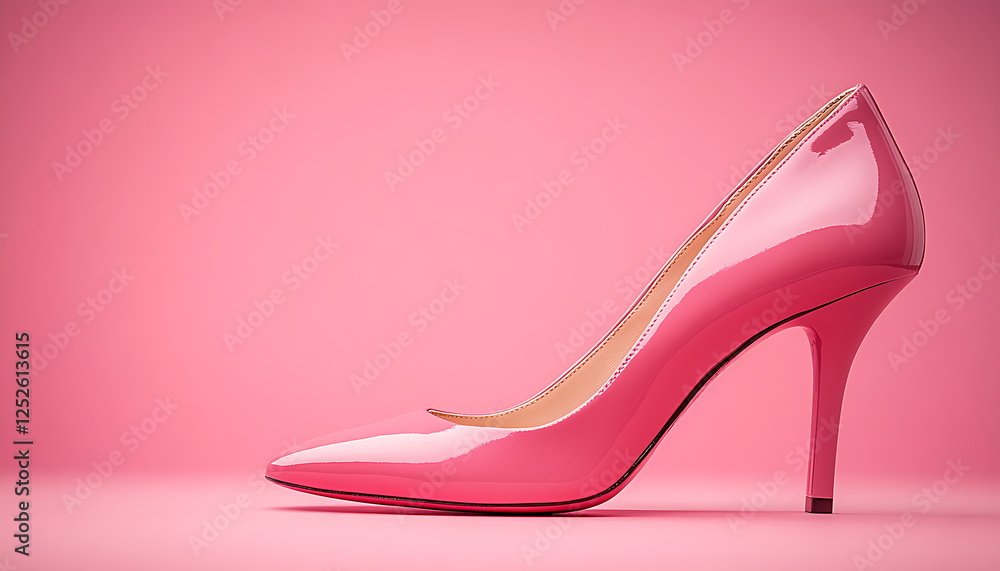 A high-heeled shoe product A high-heeled shoe product