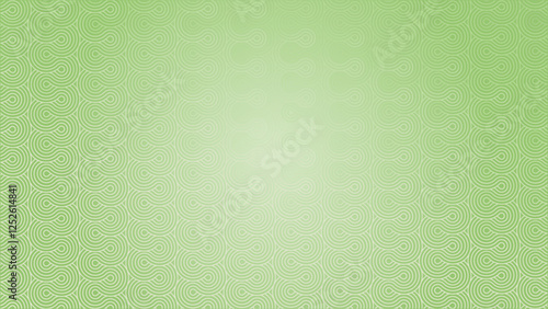 Seamless Japanese geometric pattern with interlocking square/circle spirals, inspired by the traditional sayagata motif