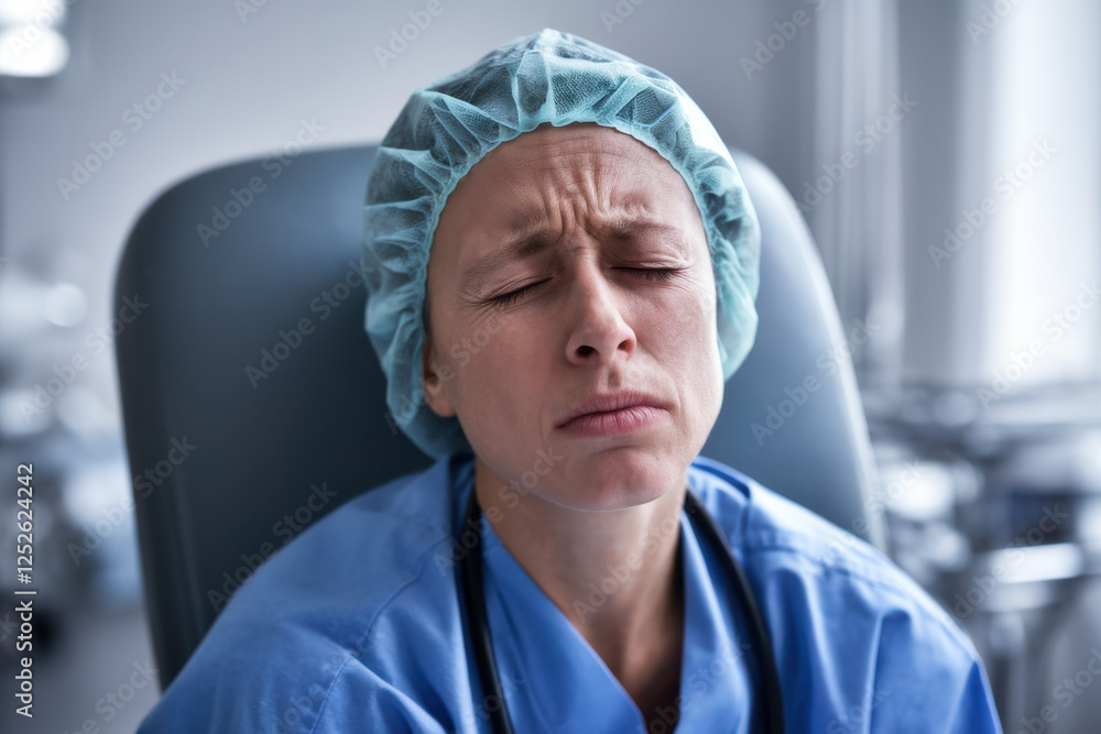An exhausted professional collapsed on a chair, reflecting the physical manifestation of mental fatigue An exhausted professional collapsed on a chair, reflecting the physical manifestation of mental fatigue