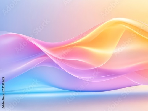Wallpaper Mural Abstract Pastel Wave Background Torontodigital.ca