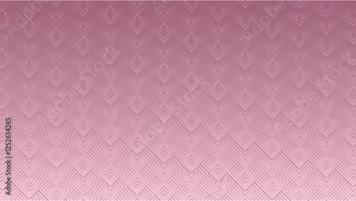 Seamless Japanese geometric pattern with interlocking square/circle spirals, inspired by the traditional sayagata motif