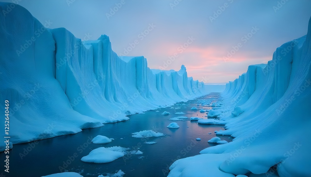 Fototapeta premium iceberg in the sea