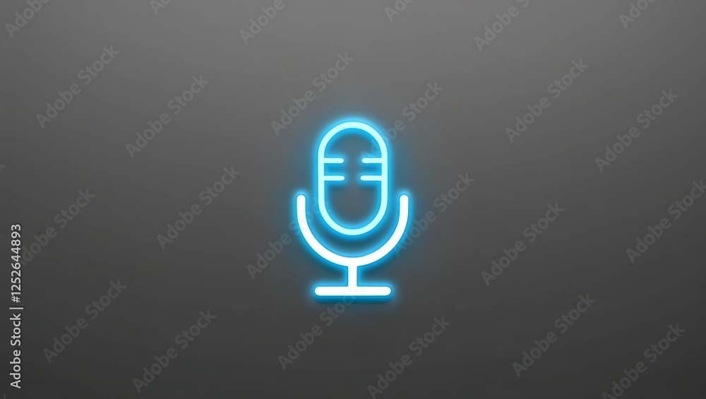 Glowing microphone icon on sleek interface responding dynamically to voice commands, black background, minimalist and responsive design
Glowing microphone icon on sleek interface responding dynamically to voice commands, black background, minimalist and responsive design