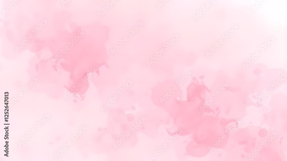 A soft pink abstract watercolor background evokes the light, airy texture of a summer sky A soft pink abstract watercolor background evokes the light, airy texture of a summer sky
