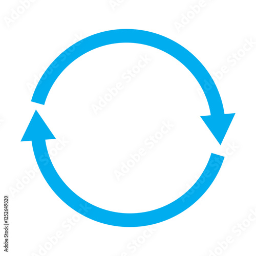 Free Download Repeat icon. Repeating vector symbol. Simple return outline icons. Refresh icons set. Refresh icon set. Reload icon vector. Update icon. Blue Refresh arrow icon vector. - GFXLoad