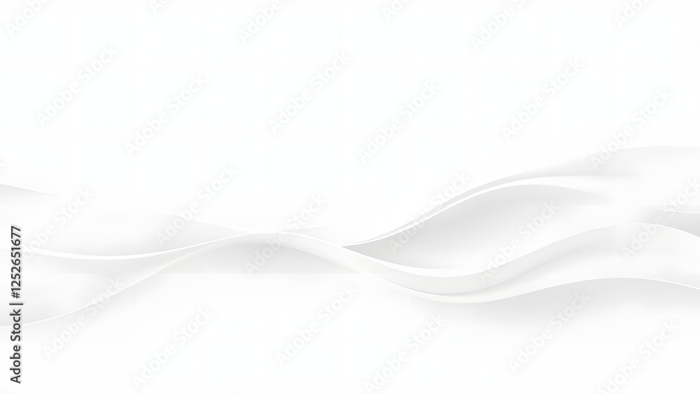 White smoke waves create a smooth, abstract backdrop White smoke waves create a smooth, abstract backdrop