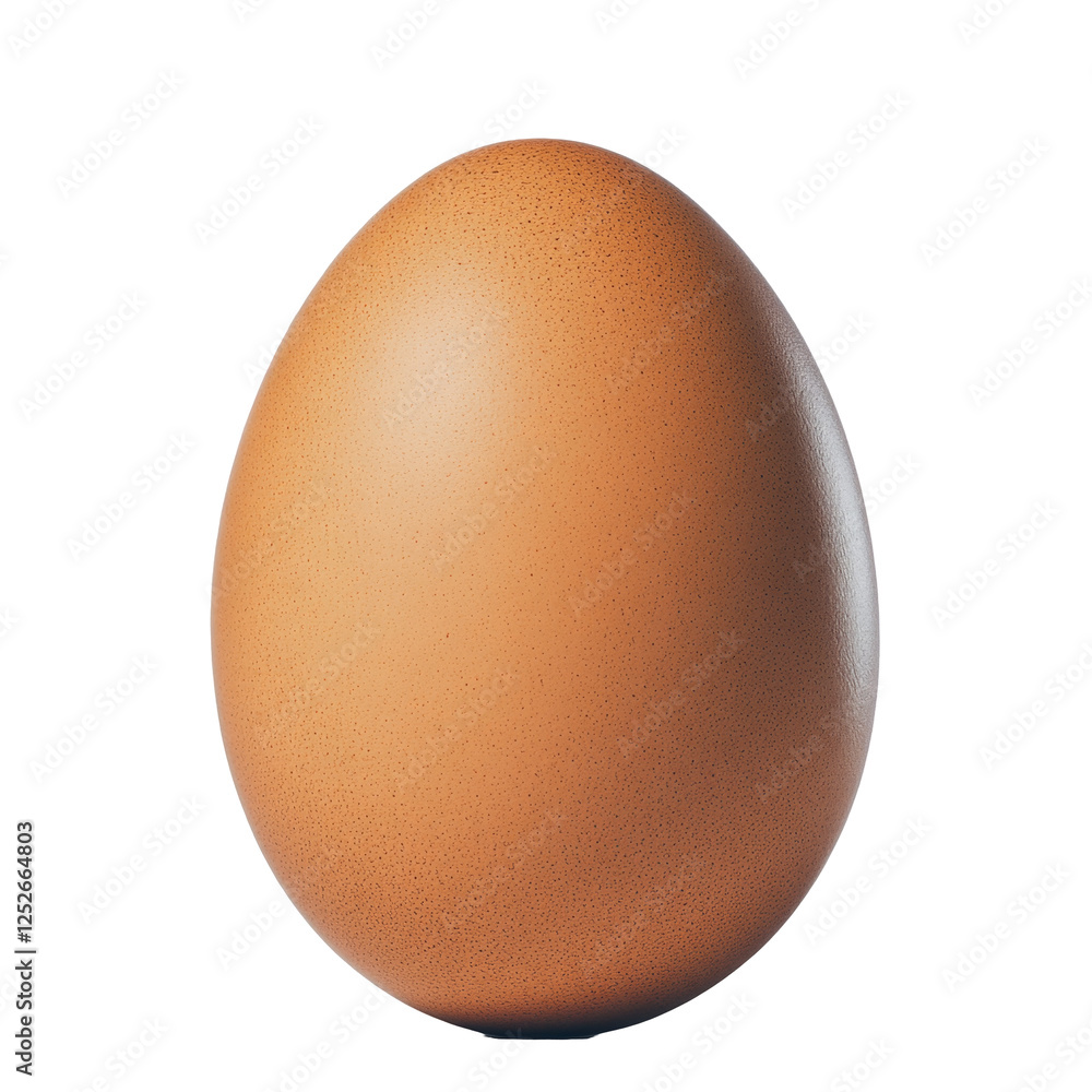Brown Speckled Egg Against Transparent Backgrounds Brown Speckled Egg Against Transparent Backgrounds