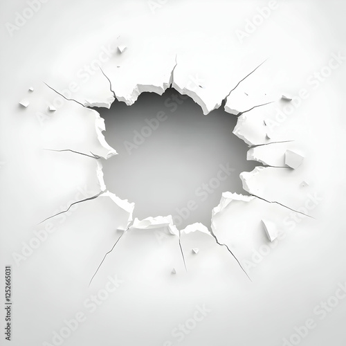 White Hole 3D Render Abstra...