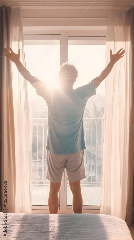 Sunrise Serenity Illustration Sunrise Serenity Illustration