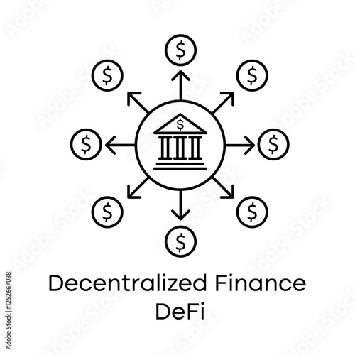 Decentralized Finance – Network Representing Financial Systems Without Central Authorities
