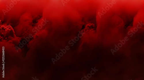 Crimson Cloud Abstract Back...