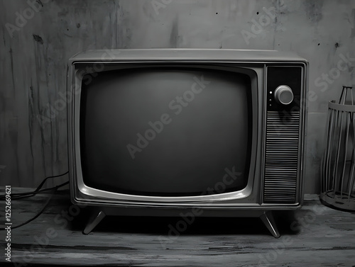 Vintage Television Illustra...