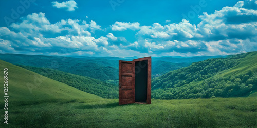 Open Door to Mountain Lands...