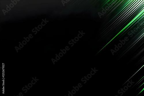 Abstract Green Lines Backgr...