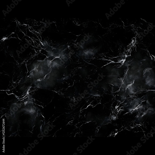 Abstract Black Marble Backg...